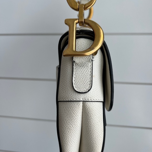 🕊SOLD! Dior saddle bag white leather (BAG ONLY) - Picture 14 of 15